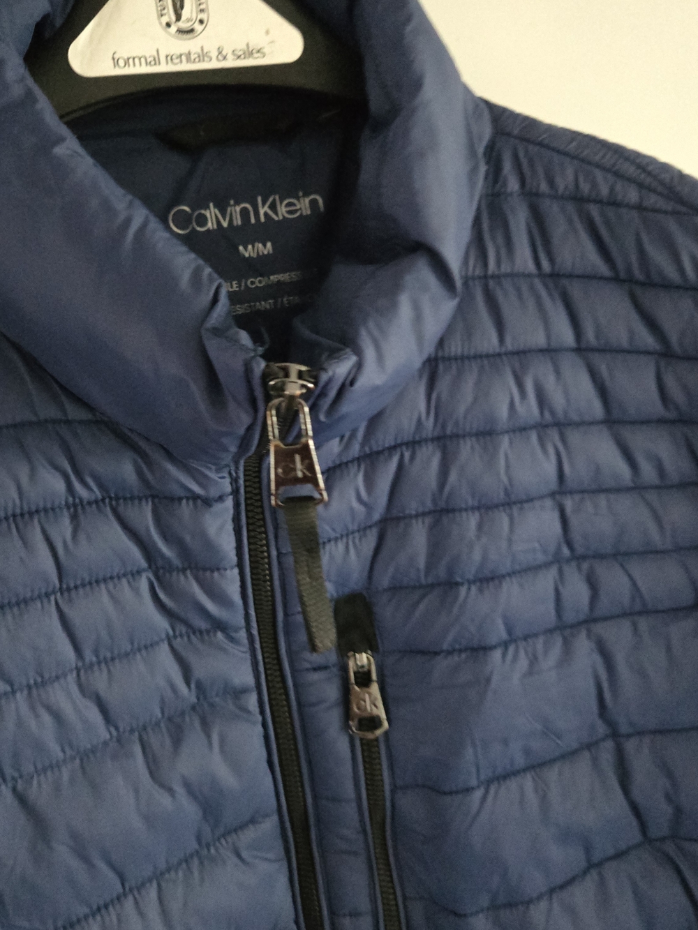 Calvin Klein Men's Blue Quilted Lightweight Puffer Jacket - Picture 4 of 17